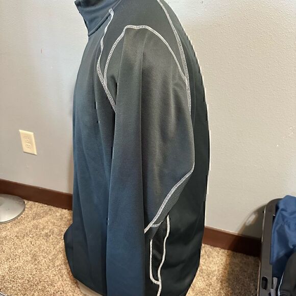Nike ThermaFit Mens XXL Gray Half ZIP Pullover - Picture 3 of 5